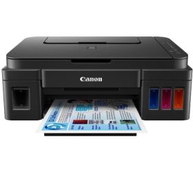Canon PIXMA G3010 Multi-function WiFi Color Inkjet Printer Color Page Cost: 0.21 Rs. | Black Page Cost: 0.08 Rs. | Borderless Printing Black, Ink Bottle image